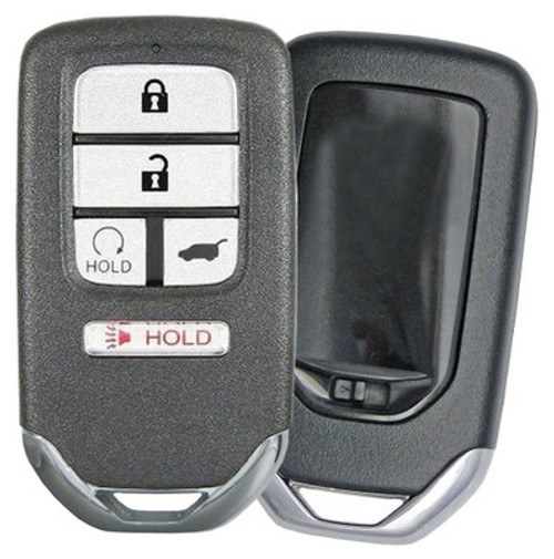 Keyless2Go 5 Button Replacement Proximity Smart Key For Honda KR5V2X (V44) / 72147-TG7-A11 / A2C97183600 - NO MEMORY