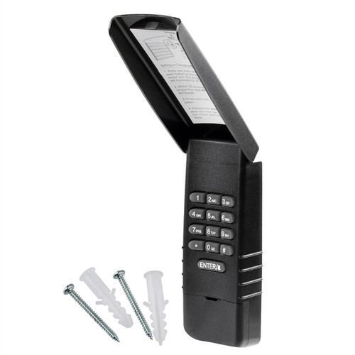 Garage2Go Garage Door Remote Wall key Pad for Liftmaster 877LM 891LM 893LM Yellow learn Function (NEW MATTE BLACK SHELL DESIGN)