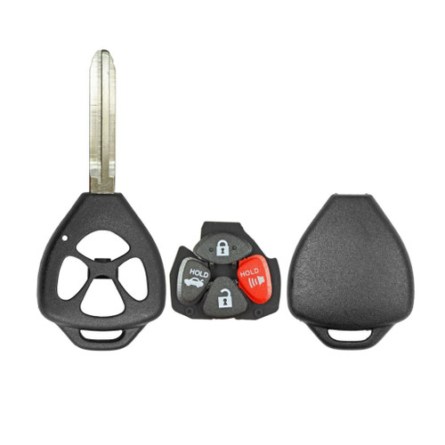 Toyota Scion 4-Button Remote Head Key Shell - Aftermarket