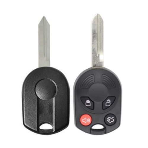 Ford Lincoln Mercury 4-Button Remote Head Key Shell - Aftermarket