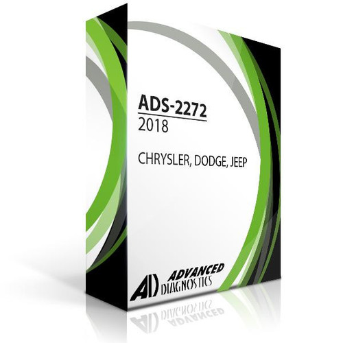 Advanced Diagnostics 2018 Chrysler Dodge Jeep Smart Pro Key Programming Software ADS2272 (Use With Cable ADC2011)