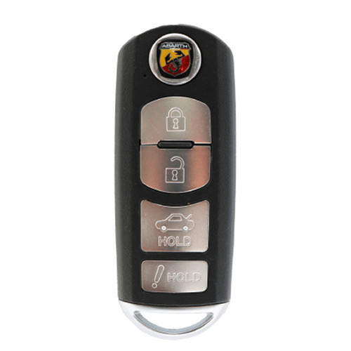 Fiat 124 Spider 4 Button Remote Key Fob 315 MHz WAZSKE13D02  Refurbished Grade A
