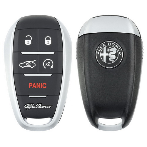 Alfa Romeo Proximity 5-Button Smart Key KR5ALFA434 6EP44LXHAA 433 MHz, OEM NEW