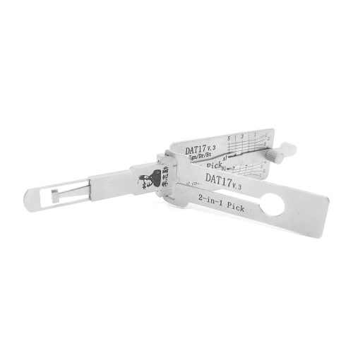 Original Lishi DAT17 Subaru  2-in-1 Pick - Ignition - Anti Glare