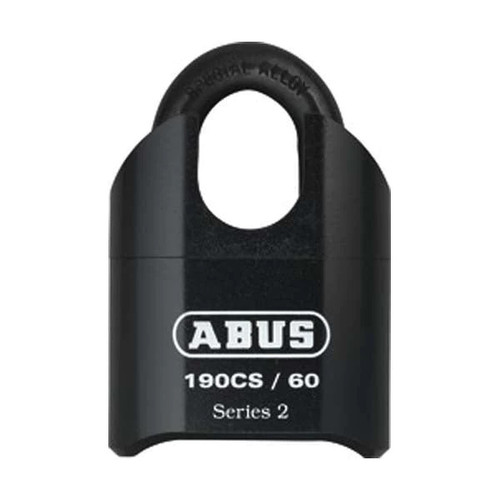 ABUS - 190CS/60 - BLACK HARDENED STEEL JACKET - 4-DIAL RESETTABLE PADLOCK