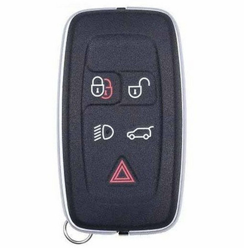 Land Rover, Jaguar 5 Button Smart Key Shell Replacement Case KOBJTF10A, 5E0B602A7 - Aftermarket