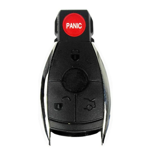 Mercedes 4 Button Smart Key Shell Replacement Case - Aftermarket