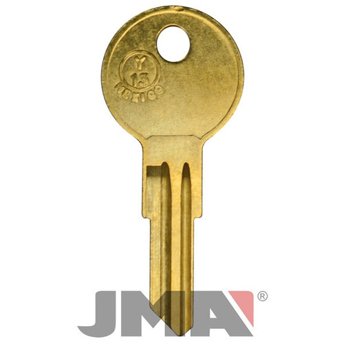 JMA Yale YA 44E/Y13 Brass EZ GO Golf Cart Key, 10 Pack 191513