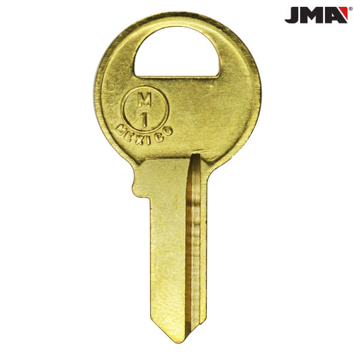 JMA Master Lock M1 Brass Padlock MAS-10E Mechanical Key, 10 Pack