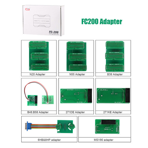 CGDI AT200 New Adapters Set including 6HP & 8HP / MSV90 / N55 / N20 / B48/ B58/ B38