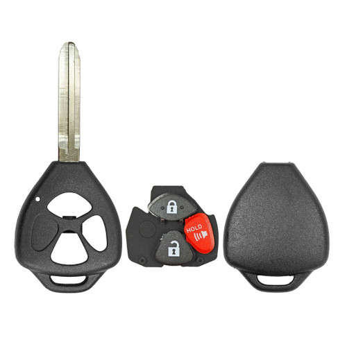Toyota Scion 3-Button Remote Head Key Shell - Aftermarket 189389