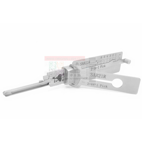 Original Lishi SAR21R-AG 2-IN-1 Pick & Decoder Tool - Anti Glare