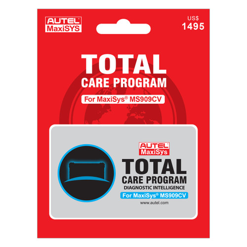 Autel Maxisys MS909CV 1 Year Total Care Program (TCP) Warranty and Software Update Extension