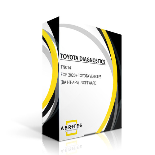 ABRITES TN014 Key Programming for 2020+ Toyota Vehicles (BA HT-AES) - Software