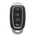 Keyless2Go Hyundai 4 Button Smart Key TQ8-FOB-4F19, 95440-J9001, 433 MHz - Premium Aftermarket