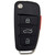 Audi 4 Button Remote Flip Key 315 MHz NBG009272T 8P0-837-220E - Refurbished Recased