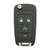 GM 4 Button With Remote Start Remote Flip Key KR55WK50073 13575177 (PEPS), Refurbished Grade B