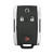 GM 4-Button Remote M3N-32337200 22881479 434 MHz, Standard Aftermarket