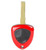 Ferrari 3 Button Remote Head Key 012432 TRW S46E, 48 Chip, 433 MHz - Standard Aftermarket