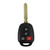 Scion 4-Button Remote Head Key HYQ12BDP H Chip 315 MHz, Standard Aftermarket