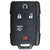 GM 5-Button Remote M3N-32337100 13580081 / 13577768 315 MHz Black Trim, Standard Aftermarket