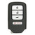 KEYLESS2GO Honda 4-Button Smart Key ACJ932HK1210A 72147-T0A-A31 315 MHz Driver 2, Premium Aftermarket