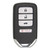 KEYLESS2GO Honda 4-Button Smart Key ACJ932HK1210A 72147-T2A-A11 315 MHz Driver 1, Premium Aftermarket