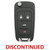 (Discontinued) Chevrolet 4 Button Remote Flip Key OHT01060512, 13501259, 433 MHz - New, OEM