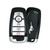 Strattec (5943674) Ford 5 Button Smart Key with Motion Sensing M3N-A3C054339, 164-R8324, 902 MHz - New, OEM