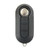 Fiat 3 Button Remote Flip Key Replacement LTQF12AM433TX (DELPHI BCM), 433 MHz - Aftermarket