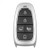 Hyundai 5-Button Smart Key TQ8-F0B-4F27 95440-S8540 433 MHz, Refurbished Grade A