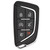 KEYLESS2GO Cadillac 6-Button Smart Key YGOG20TB1 13546300 433 MHz, Premium Aftermarket