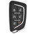 Keyless2Go Cadillac 6 Button Smart Key YGOG20TB1, 13541571, 433 MHz - Premium Aftermarket