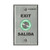 SECO-LARM - SD-6276-SS1Q PIEZOELECTRIC ILLUMINATED RTE WALL PLATE W/ TIMER & PUSHBUTTON - SINGLE GANG
