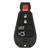 Keyless2Go Jeep 5-Button Remote Head Key M3N5WY783X IYZ-C01C 68066841 05026346 68044058 68079511 433 MHz, Premium Aftermarket