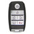 Keyless2Go Kia 6 Button Smart Key SY5YPFGE06, 95440-A9300, 433 MHz - Premium Aftermarket