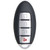 Nissan 4-Button Smart Key KR5S180144106 285E3-5AA3D 433 MHz, Refurbished Recase