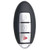 Nissan 3 Button Proximity Smart Key KR5S180144106, 285E3-4CB1C, 433 MHz - Refurbished, Recase