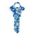 ILCO SC1 HIBISCUS Print Personalized Key, Pack of 10