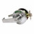 Kenaurd Commercial Lever Set Handle - 2-3/4” - 2-3/8" Backset - Satin Chrome - Privacy With Indicator - Grade 2