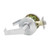 Kenaurd Commercial Lever Set Handle - 2-3/4” Standard Backset - Satin Chrome - Passage - Grade 2