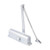 DeGuard Hydraulic Door Closer - Back Check Function - PA Bracket/Regular/Top Jamb - Size 4 - Satin Nickel - Grade 1