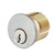 Kenaurd Premium Mortise Cylinder - 2" - 26D - Satin Chrome - (KW1)