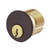 Kenaurd Premium Mortise Cylinder - 1-1/2" - 10B - Oil Rubbed Bronze / Black - (SC1)