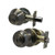 Kenaurd Premium Combo Lockset W/ Double Cylinder Deadbolt – Antique Brass (SC1)