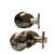 Kenaurd Premium Combo Lockset - Knob & Deadbolt - Entrance - Antique Brass - Retail Packaging - SC1 - Grade 3