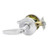 Kenaurd Commercial Lever Set Handle - Contemporary Design - Double Sided - 2-3/4” Standard Backset - Satin Chrome - Asylum / Institutional - Grade 2