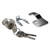 Kenaurd USPS Mailbox Lock - Clockwise - HL1 Keyway - Keyed Different - US14 Bright Nickel