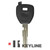 Keyline HD106 CHipless Key Shell 5-PACK
