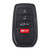 Toyota 4 Button Smart Key Replacement Shell HYQ14FBX , 8990H-48050, 8990H-0C020, Aftermarket